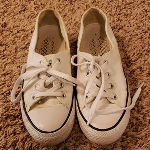 Converse All-Star white shoes
